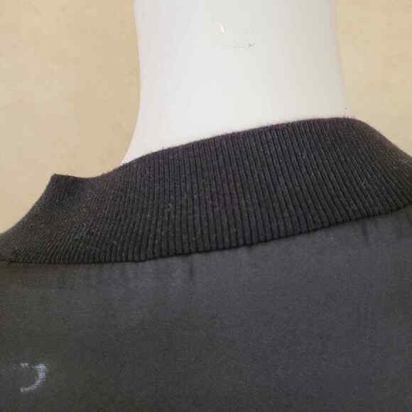 Micahel Kors size S womens tunic top lightweight semi-sheer ribbed zipper - Picture 8 of 12